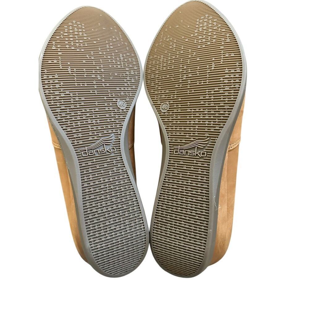 Dansko Shanda Luggage Waterproof Leather Wedge Heels 40 Womens 9.5-10 Brown - Picture 7 of 10